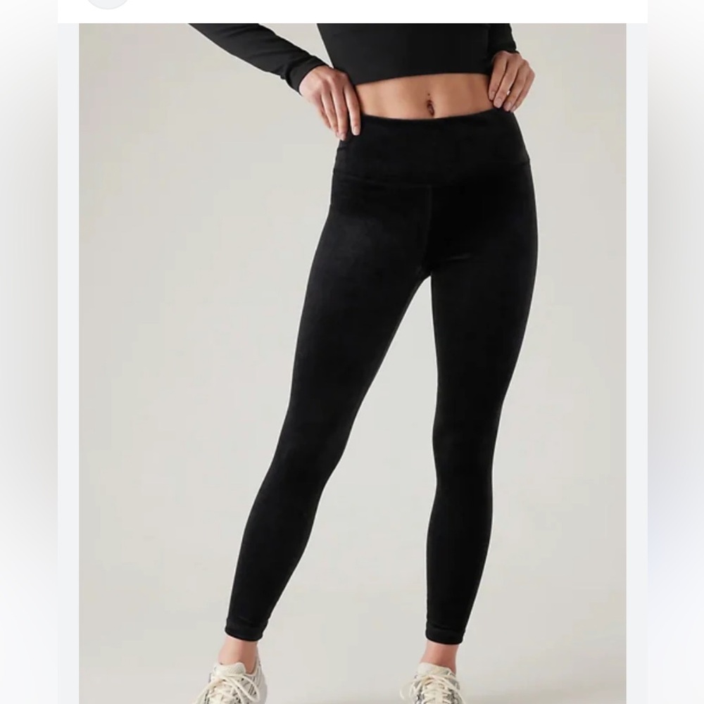 Athleta Elation Velvet Tights NWT